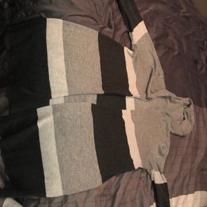 Gray 3/4 length Sleeve Cardigan